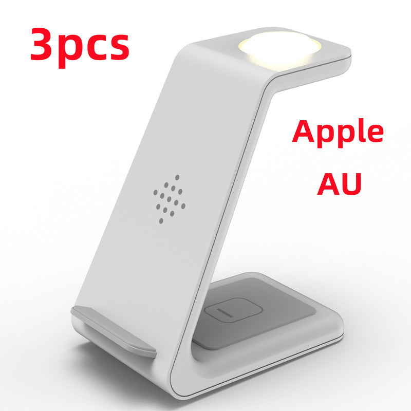 3 In 1 Fast Charging Station Wireless Charger Stand Wireless Quick Charge Dock For Phone Holder a54a2477-423b-4ce2-b1ab-6b423de63647