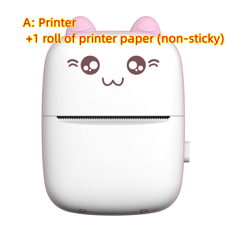 Mini Printer Portable Mini Bluetooth WiFi New Wrong Printer Mobile Phone Photo Title Note Hot Print Pocket Student Error Label Printer a7cff5c9-11c2-432b-99c5-45f08a23ece4