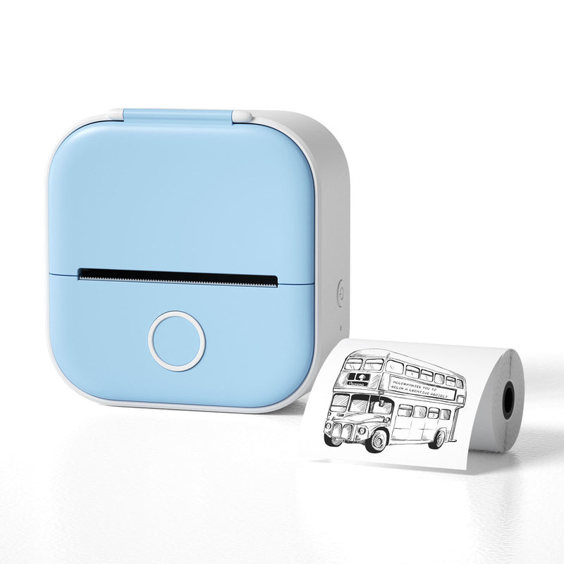 Portable Mini Thermal Label Printer Home Photo Printer Student Wrong Question Printer Bluetooth-compatible Mini Label Printer Price Tag abc29626-9e08-4d0e-94d6-c6047741970f