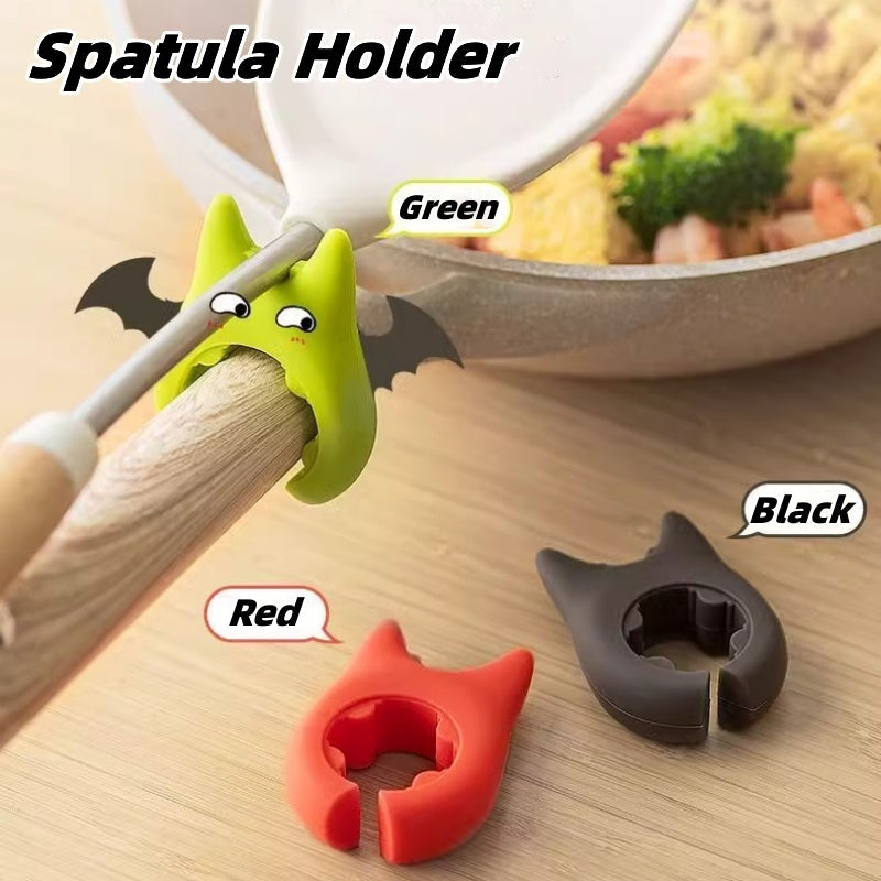 Multifunctional Spatula Holder Silicone Anti-overflow Spoon Holder Cooking Pot Anti-scalding Clip Kitchen Gadgets aea4139a-253f-430f-8273-6b1690303921