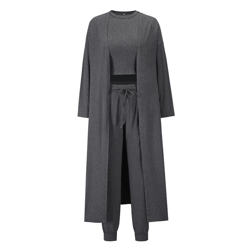 Women's Knitted Slim-fit Temperament Vest And Trousers Sports Suit afcad2b1-3d40-4797-93ec-e0b6ae44061e