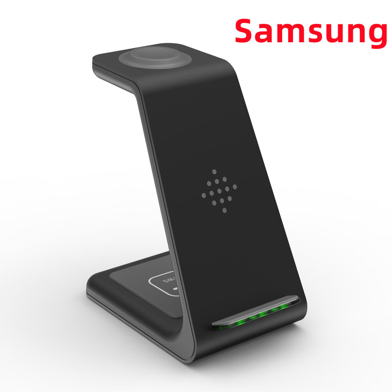 3 In 1 Fast Charging Station Wireless Charger Stand Wireless Quick Charge Dock For Phone Holder b078ef6e-dd59-4a58-ada4-70ca9b53cde9