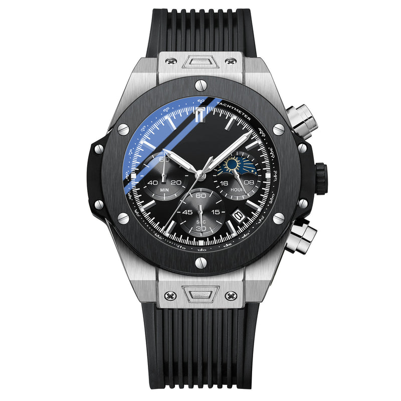 Men's Silicone Strap Quartz Watch b0cbd9de-b905-4f74-8191-c2fc82917993