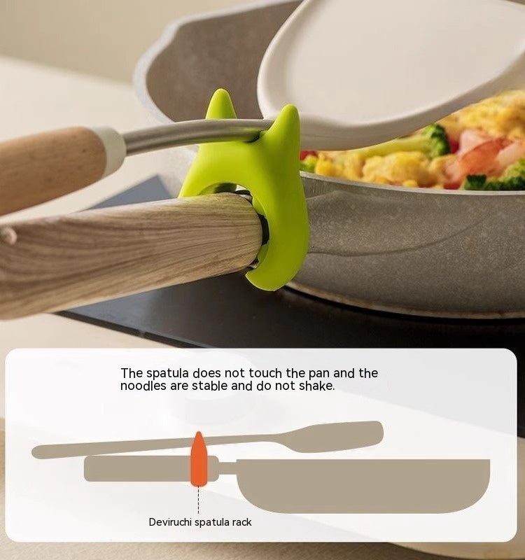 Multifunctional Spatula Holder Silicone Anti-overflow Spoon Holder Cooking Pot Anti-scalding Clip Kitchen Gadgets b1775215-171a-474a-95ce-91ee68628cff_trans