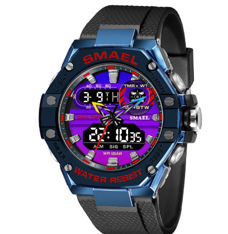 Digital Alloy Electronic Watch Men b238665f-9fe4-4cb3-975f-b5e7fe9d176e