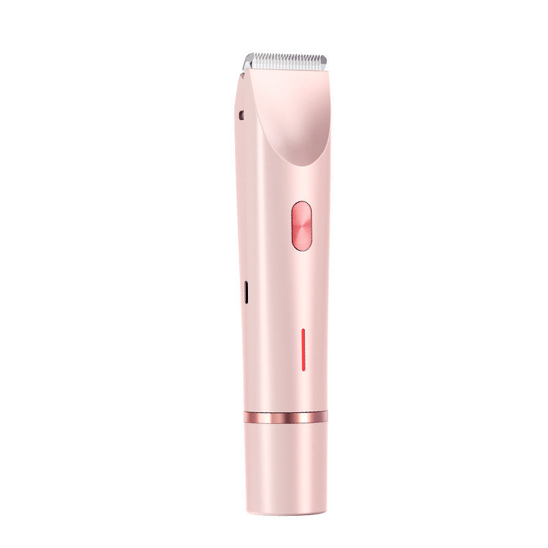 2 In 1 Hair Remover Women's Double Head Shaver Private Pubic Hair Trimmer Electric Razor Wet Dry Electric Body Hair - NOMAN STORE LLC