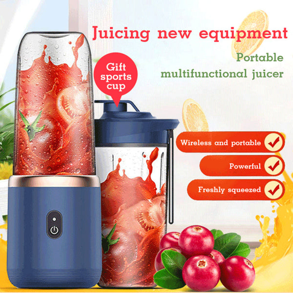 6blade Portable Blender Mini Juicer Cup Extractor Smoothie USB Charging Fruit Squeezer Blender Food Mixer Ice Crusher Portable Juicer Machine b2db15a6-30cf-46e7-b691-7be5b36ce723