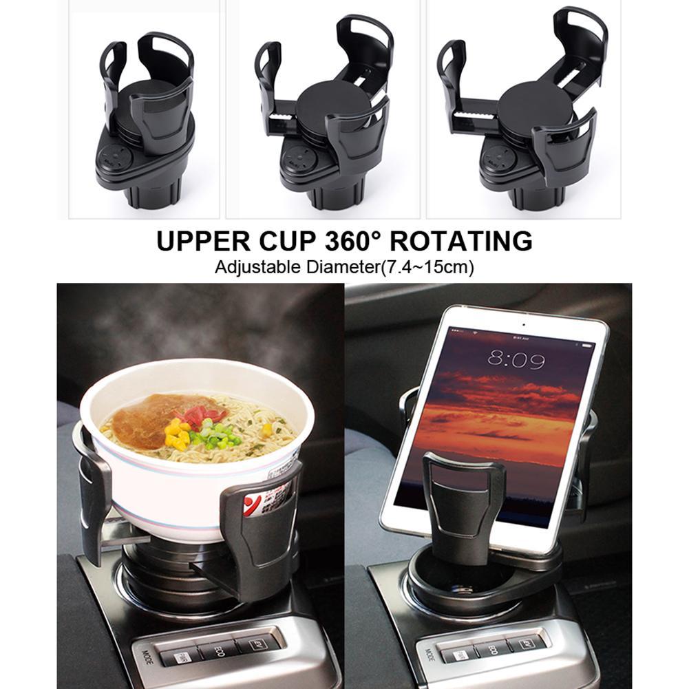 Foldable Car Cup Holder Drinking Bottle Holder Cup Stand Bracket Sunglasses Phone Organizer Stowing Tidying Car Styling - NOMAN STORE LLC