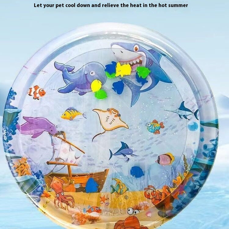 Summer Cooling Pet Water Bed Cushion Ice Pad Dog Sleeping Square Mat For Puppy Dogs Cats Pet Kennel Cool Cold b38fc470-94ed-4274-b2f4-9c2de8f4bc91_trans