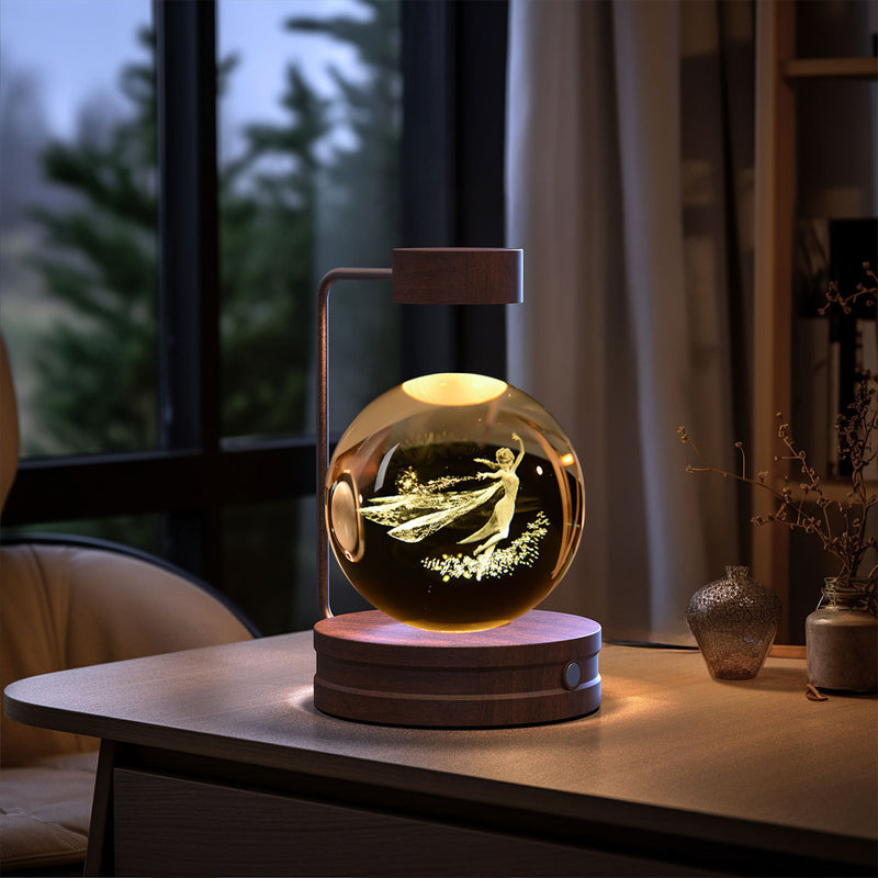 Crystal Ball Cosmic Dinosaur Indoor Night Light USB Power Warm Bedside Light Birthday Gift Night Lamp b433a86d-0925-4b1b-9657-6a131fbbd7f2