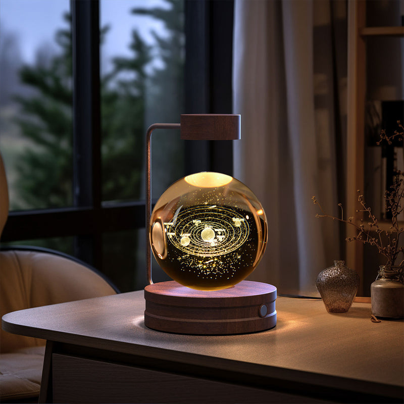 Crystal Ball Cosmic Dinosaur Indoor Night Light USB Power Warm Bedside Light Birthday Gift Night Lamp b7223aab-2909-45f5-998b-870d797bf601