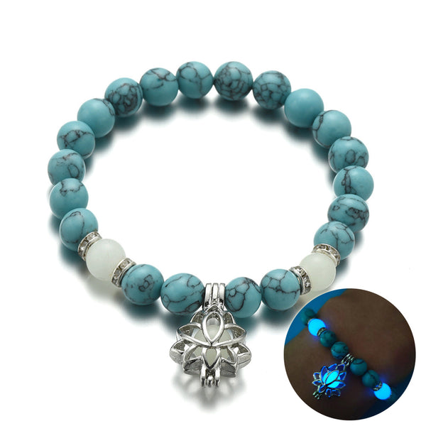 Energy Luminous Lotus Natural Stone Bracelet Yoga Healing Luminous Glow In The Dark Charm Beads Bracelet For Men Women Prayer Buddhism b799ddff-1329-403d-8635-bca2f072fbff