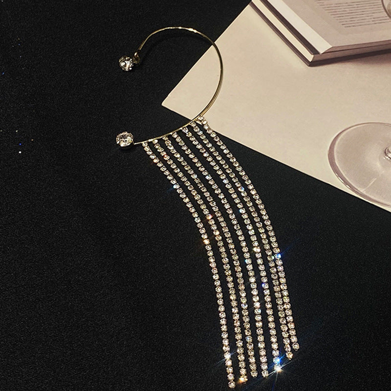 Fashionable And Simple Long Tassel Earrings b7cfa8e8-241c-4207-b86f-71496d37708b