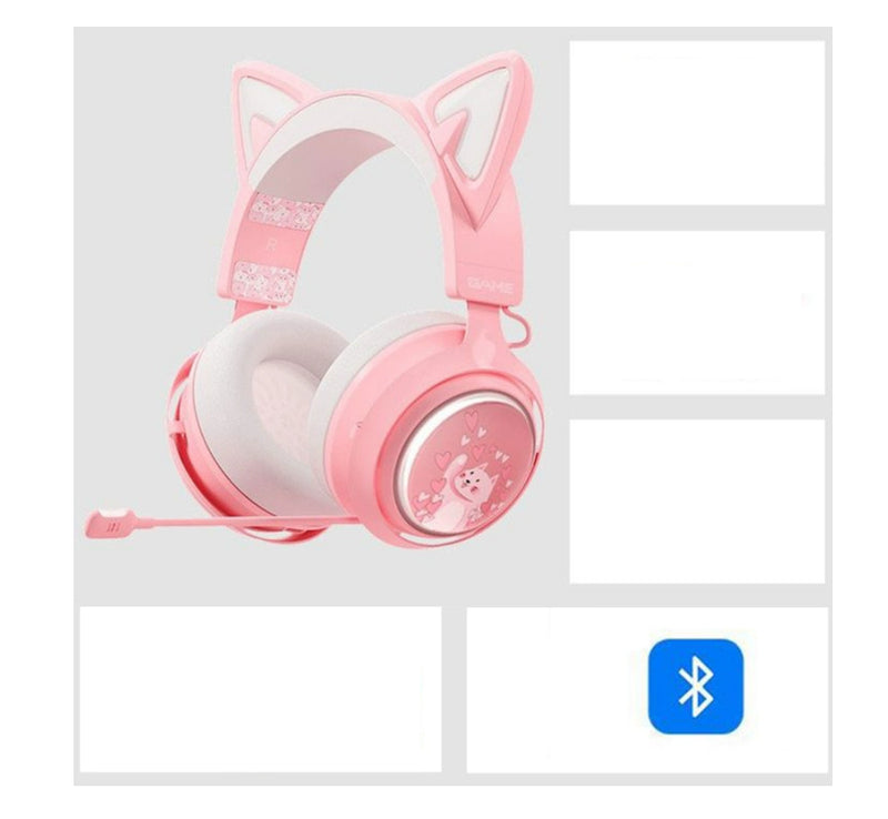 Net Red Same Style Luminous Cat Ear Headphones b83ec797-73d8-482c-8b71-17f693ef61e0