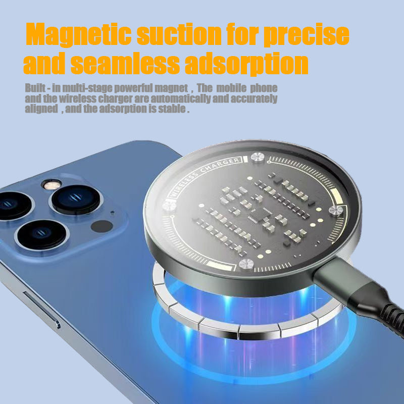The Qi Wireless Charger 15w Magnetic Wireless Fast Charging Is Suitable For 12, 13, 14, 15 And 16 Mobile Phone Models b8a9ec17-146c-4673-96d8-737ef87dcad3