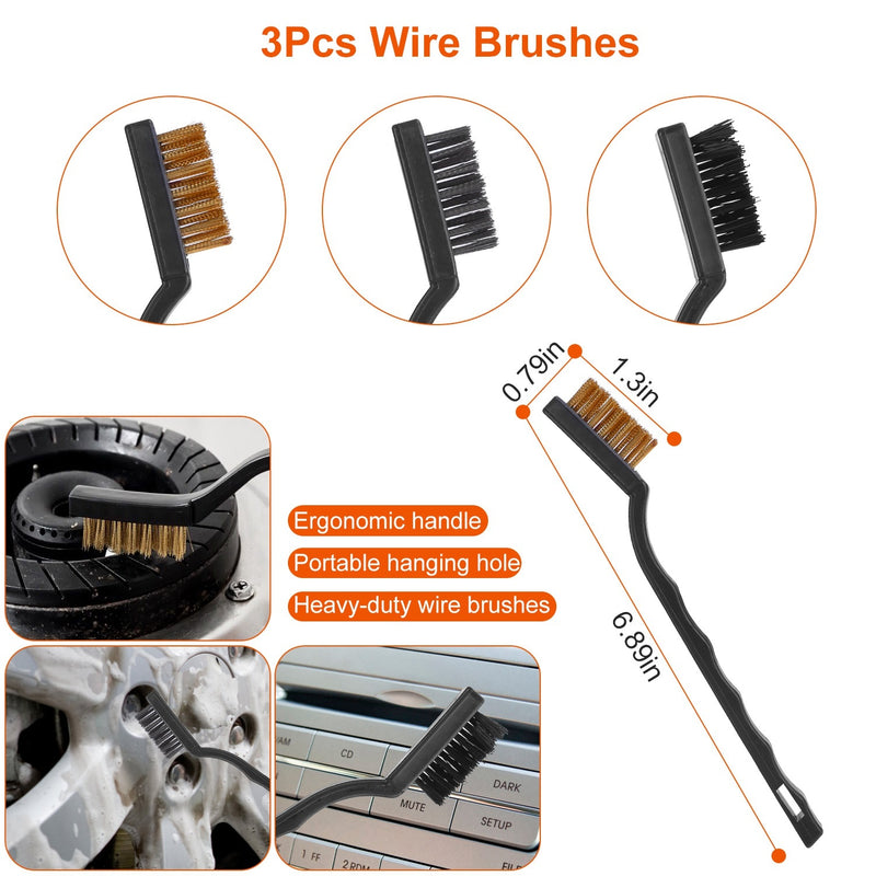 26Pcs Car Detailing Brush Kit Exterior Interior Car Cleaning Set Drill Brush Set Car Buffing Sponge Pads Kit For Cleaning Automobile Interior Exterior Wheels Dashboard b90bdf9a-2716-489d-bc1d-3d1649fec76e