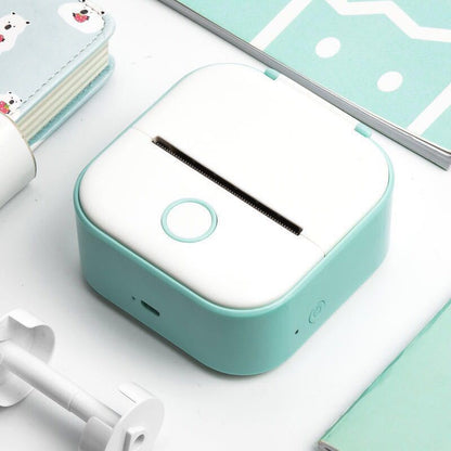 Portable Mini Thermal Label Printer Home Photo Printer Student Wrong Question Printer Bluetooth-compatible Mini Label Printer Price Tag - NOMAN STORE LLC