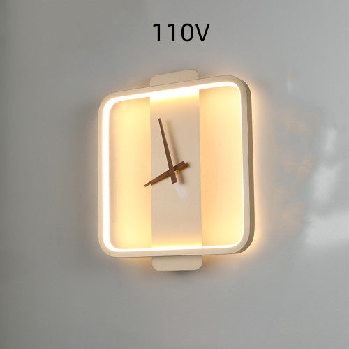 Nordic Wall Lamp Bedroom Bedside Lamp Clock Modeling Lamp b92b034d-c7b4-48ad-a381-b5a0820487e4