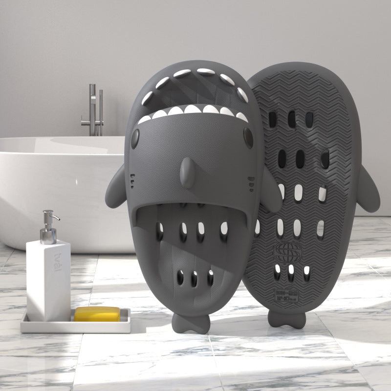 Shark Slippers With Drain Holes Shower Shoes For Women Quick Drying Eva Pool Shark Slides Beach Sandals With Drain Holes bc30945b-fbf8-41ab-99b4-d87cb81c6cf6