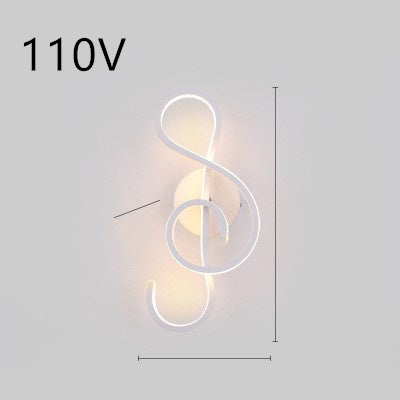 led wall lamp nordic minimalist bedroom bedside lamp bc587612-a251-4c02-9a0d-fd1293e80d42