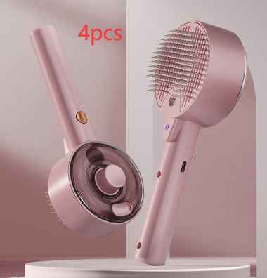 Animal Hair Remover Brush Dog And Cat Steam Brush Pet Self Cleaning Dog Brush Grooming Removes Cat Hairs Cat Dog Accessories Pet Products bca3344d-c06a-4088-92a4-98a8a3143fa2