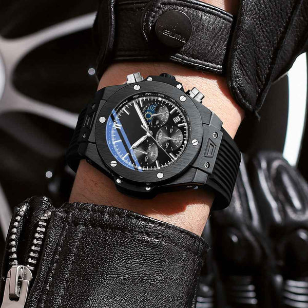 Men's Silicone Strap Quartz Watch bd534c8d-4e6d-4f36-93ea-5ab609181e86