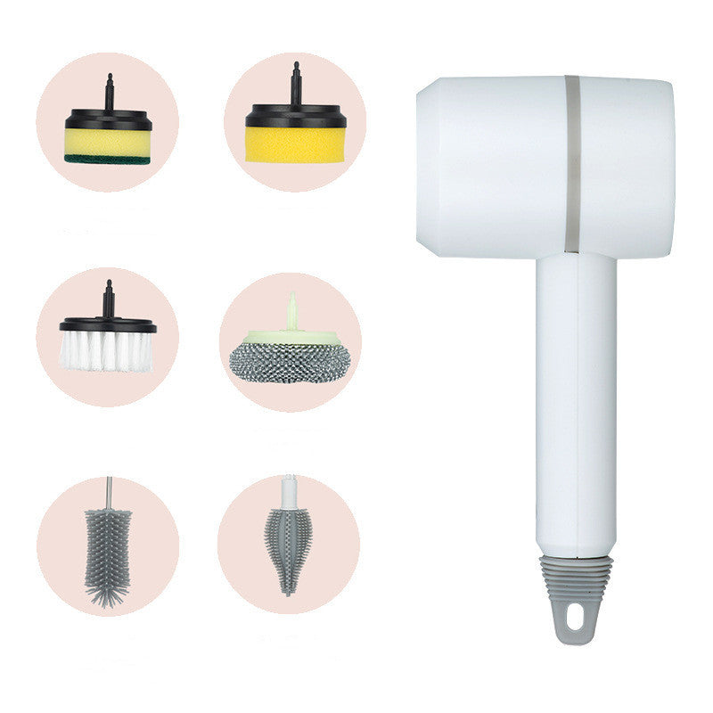 Electric Cleaning Brush Dishwashing Brush Automatic Wireless USB Rechargeable Professional Kitchen Bathtub Tile Cleaning Brushes bf009dec-bace-49c7-99e5-45914ea5a0f3