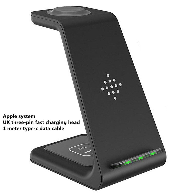 3 In 1 Fast Charging Station Wireless Charger Stand Wireless Quick Charge Dock For Phone Holder c06fa43f-5fff-44e1-ab0c-2583d9e92043