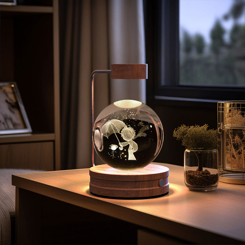 Crystal Ball Cosmic Dinosaur Indoor Night Light USB Power Warm Bedside Light Birthday Gift Night Lamp c1de85f1-ba2a-46d1-815a-19fe7eeeaedf