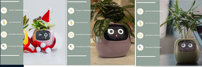 Smart Planter Endless Fun Over 49 Rich Expressions 7 Smart Sensors And AI Chips Make Raising Plants Easy And Fun - NOMAN STORE LLC