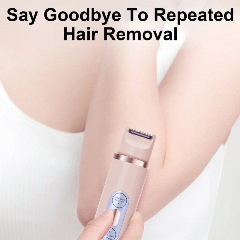 Dual-Head Electric Shaver Painless Women's Epilator Bikini Hair Removal Device Automatic Hair Trimmer Underarm Facial Lips Leg c3651863-2352-40c1-83dc-6435bc57e412