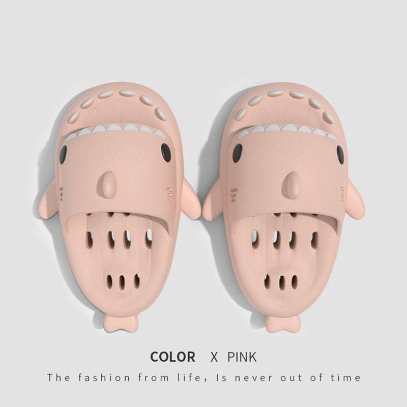 Shark Slippers With Drain Holes Shower Shoes For Women Quick Drying Eva Pool Shark Slides Beach Sandals With Drain Holes c4d3a074-455d-48d5-a0e9-0c6fb4e76eef