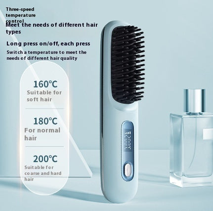 2 In 1 Straight Hair Comb Wireless Hair Straightener Brush Hair Fast Heating Portable Hot Curler USB Charging c5173281-a60e-40ed-b539-e0e42400a55e_trans