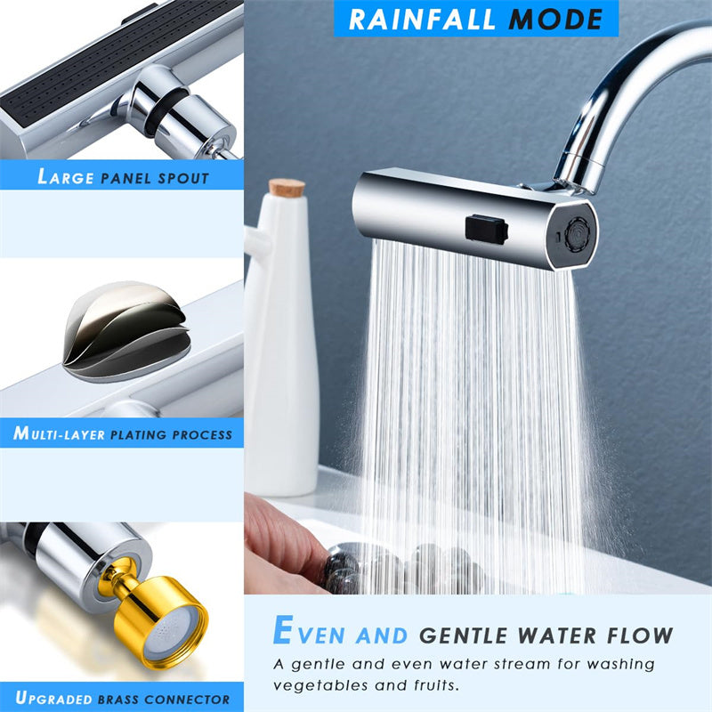 Kitchen Faucet Waterfall Outlet Splash Proof Universal Rotating Bubbler Multifunctional Water Nozzle Extension Kitchen Gadgets c8123394-9ef3-411a-9411-c385f0af8856