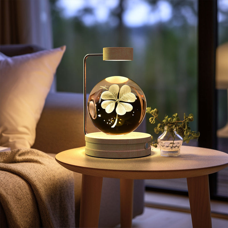 Crystal Ball Cosmic Dinosaur Indoor Night Light USB Power Warm Bedside Light Birthday Gift Night Lamp cab748a9-8820-43fe-8f54-36c013663ff9