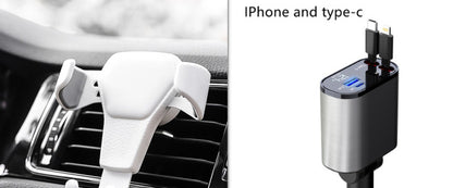 Metal Car Charger 100W Super Fast Charging Car Cigarette Lighter USB And TYPE-C Adapter - NOMAN STORE LLC
