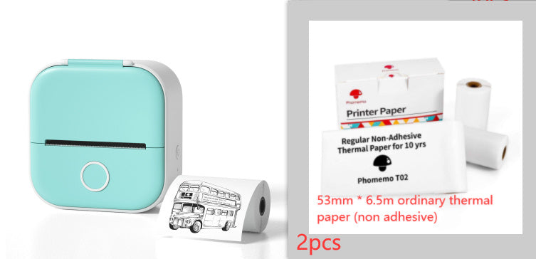 Portable Mini Thermal Label Printer Home Photo Printer Student Wrong Question Printer Bluetooth-compatible Mini Label Printer Price Tag cbe8089a-6a7b-4e28-a9c4-e576351ec5c1