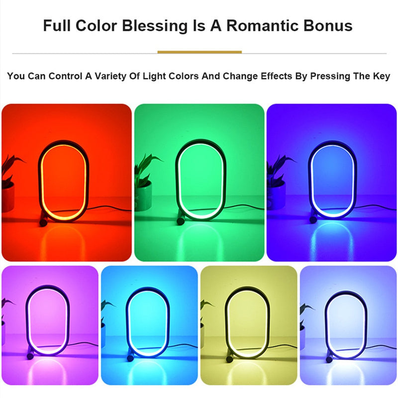 Usb Plug-In Lamp Oval Acrylic Lamp Touch Control Dimmable Modern Simple Creative Night Lamp Bedside Reading Lamp Desk Table Led cc4e0399-6e5b-4c59-a962-77ecc6b721fc