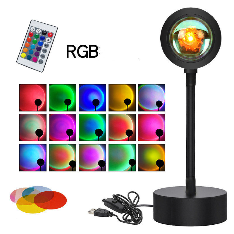 Sunset Projection Lamp Sunset Projector Night Light Wall Decoration Lighting cc8e5af0-8357-4168-acbd-d76c42aaf05a