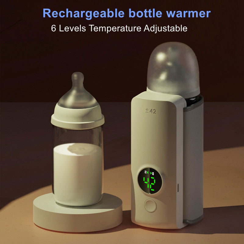Portable Wireless Rechargeable Baby Bottle Warmer USB Charging And Heating Bag Portable Constant Temperature Milk Warmer Universal Bottle Insulation Sleeve ce7eec6c-20c2-4f4d-a695-ae008f5bea4f