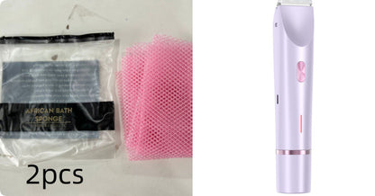 2 In 1 Hair Remover Women's Double Head Shaver Private Pubic Hair Trimmer Electric Razor Wet Dry Electric Body Hair - NOMAN STORE LLC