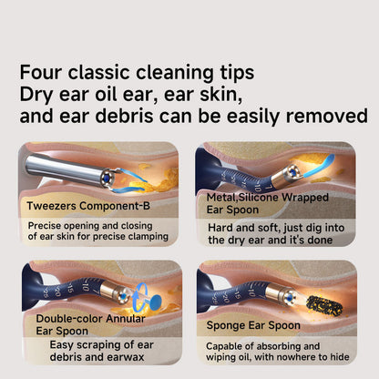 Bebird EarSight Plus Earwax Removal Tool Ear Canal Cleaner, Equipped With A Camera For Ear Nose Throat Examination. - NOMAN STORE LLC