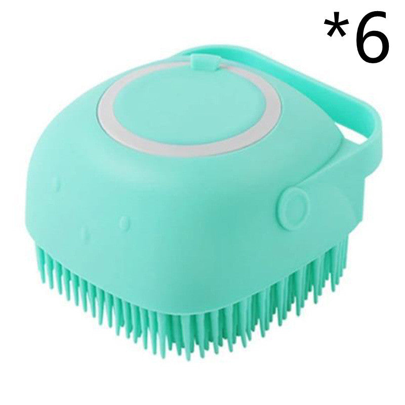 Silicone Dog Bath Massage Gloves Brush Pet Cat Bathroom Cleaning Tool Comb Brush For Dog Can Pour Shampoo Dog Grooming Supplies d09b0cb6-4e8e-42df-a1b6-c90fa42faabe