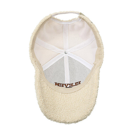 Winter Lambskin Thickened Warm Baseball Cap - NOMAN STORE LLC