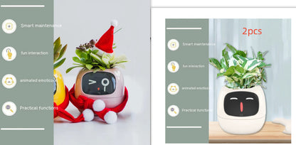 Smart Planter Endless Fun Over 49 Rich Expressions 7 Smart Sensors And AI Chips Make Raising Plants Easy And Fun - NOMAN STORE LLC