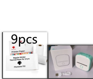 Portable Mini Thermal Label Printer Home Photo Printer Student Wrong Question Printer Bluetooth-compatible Mini Label Printer Price Tag d41159fa-788e-4810-a0a3-b78be0b69ac8