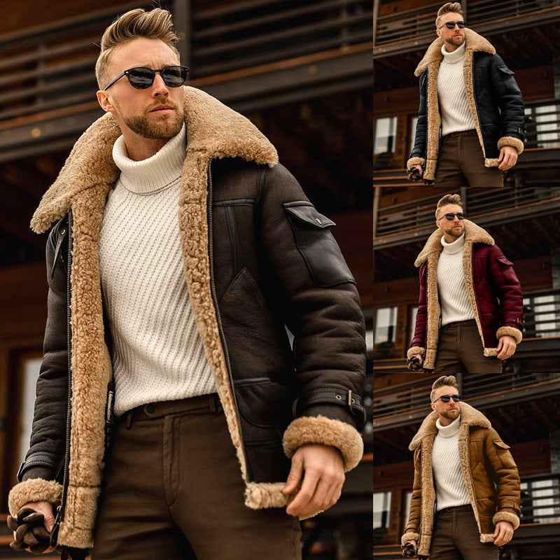 Winter Jacket Mens Military Fleece Warm Jackets Male Fur Collar Coats Army Tactical Jacket d59d7710-c243-4d2c-92ac-a926c1b7b300