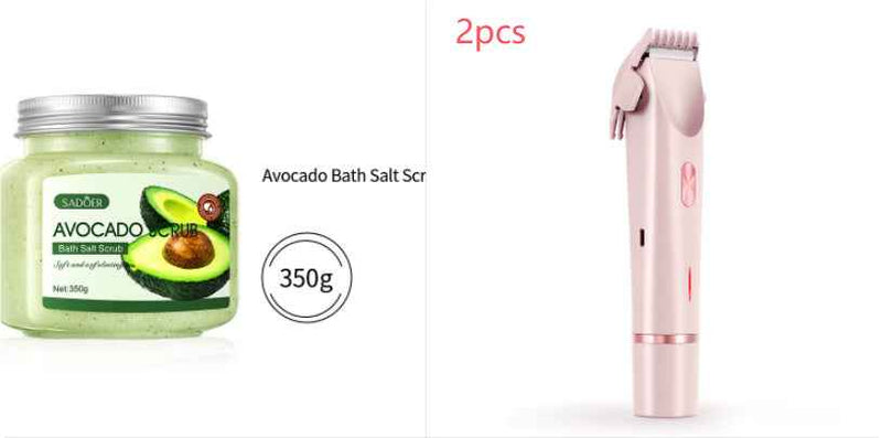 2 In 1 Hair Remover Women's Double Head Shaver Private Pubic Hair Trimmer Electric Razor Wet Dry Electric Body Hair d60ff45f-92ac-414d-aa04-bd3a06db5192