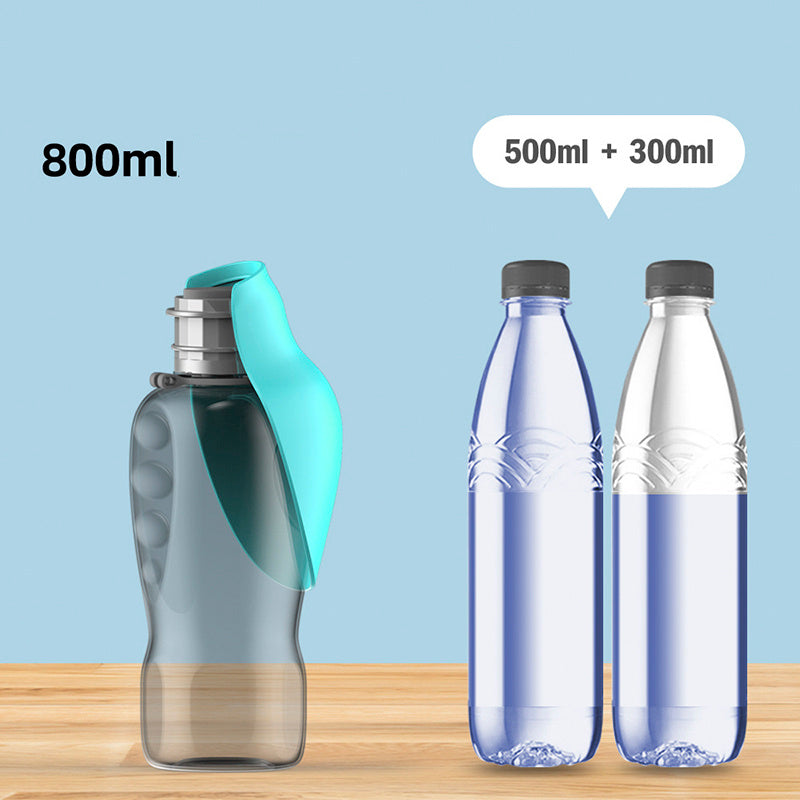 800ml Dogs Water Bottle Portable High Capacity Leakproof Pet Foldable Drinking Bowl Golden Retriever Outdoor Walking Supplies Pet Products d7b37db2-4844-48fc-8c3e-6813ec19cbd7