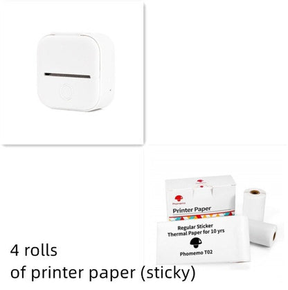 Portable Mini Thermal Label Printer Home Photo Printer Student Wrong Question Printer Bluetooth-compatible Mini Label Printer Price Tag d8a0857e-4bbf-4e70-bda6-572965e6d9f0